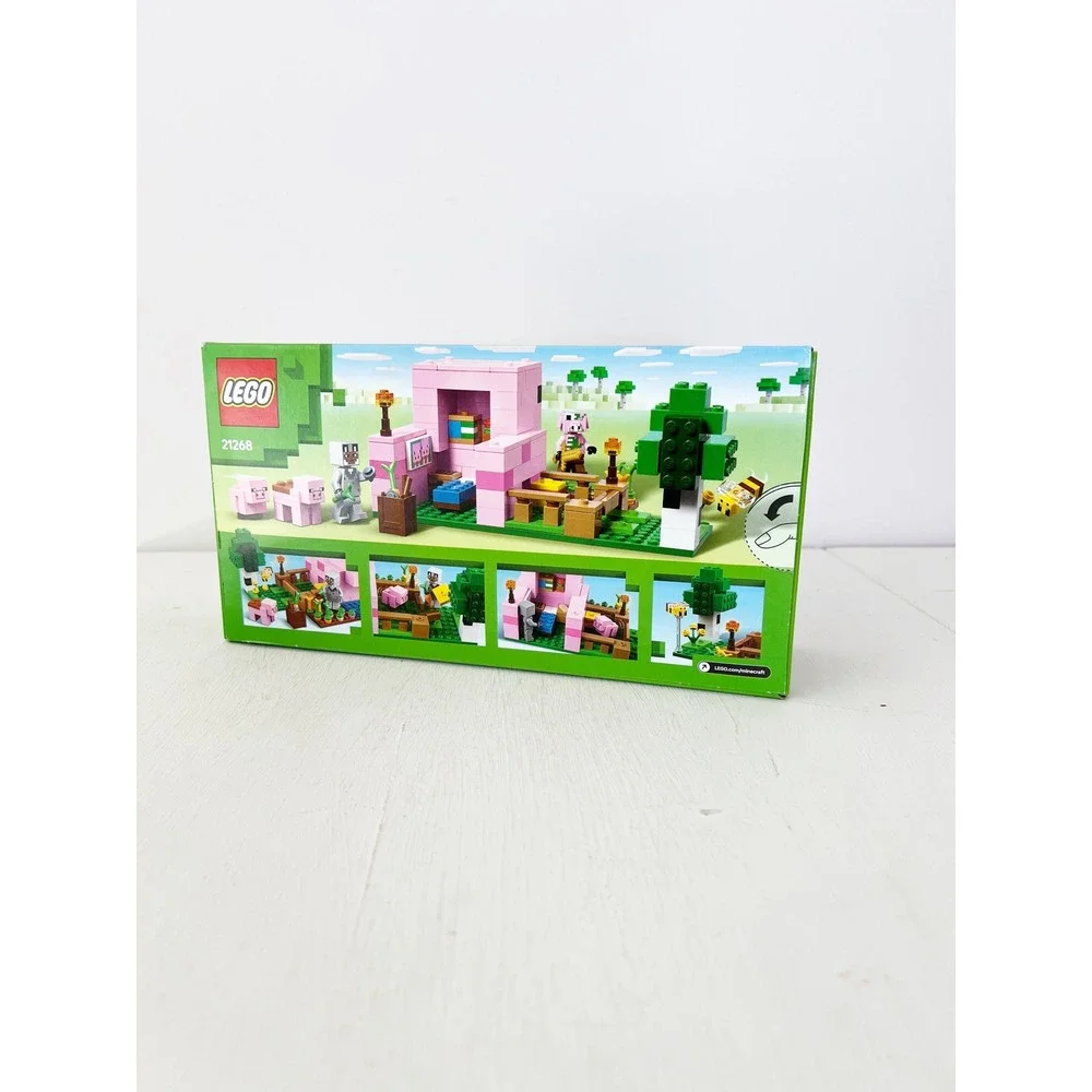 LEGO Minecraft The Baby Pig House 21268 Pink Building Set New